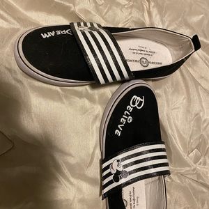 Disney Mickey Mouse canvas slip on shoes